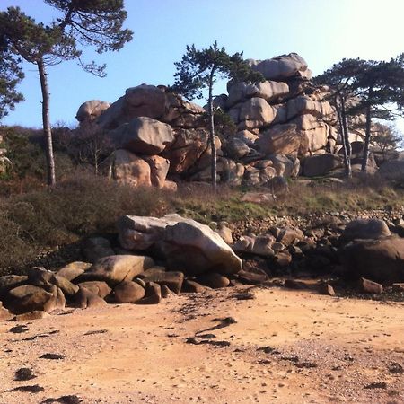 Trestraou, Cote De Granit Rose, Studio Vue Mer, Rez-De-Chaussee Perros-Guirec Buitenkant foto